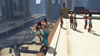 GTA 5 - Shoving Pedestrians #4