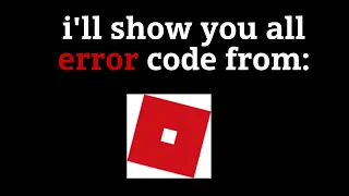 roblox error code and meaning