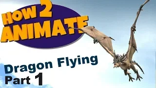 Dragon flying 3D Maya Animation Tutorial | Part 1 | HOW2ANIMATE