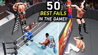 Top 50 Best Fails In The Game!! WWE 2K22 Countdown