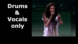 Aerosmith - Crazy (drums and vocals only) #isolatedvocals #isolateddrums #steventyler