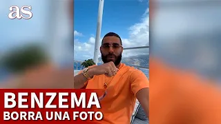 La foto que BENZEMA borró de su TWITTER tras causar un gran revuelo en las redes | Diario AS