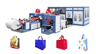 Fully Automatic Non Woven Box Bag Making Machine