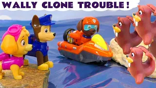 The toy Paw Patrol pups Rescue lots of Wally Clones