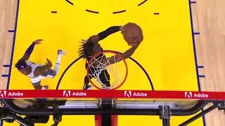 Kuminga with the REVERSE DUNK on the KIngs!🤯 | Kings vs Warriors | 03/02/2022