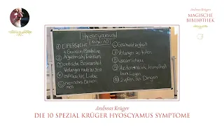 Andreas Krüger | Hyoscyamus | Die 10 Spezial Krüger Symptome