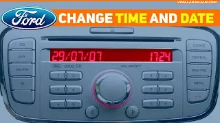 Ford 6000CD How to change Time and Date change