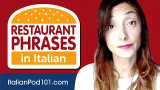 All Restaurant Phrases You Need in Italian Learn Italian in 23 Minutes!