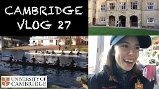 CAMBRIDGE VLOG 27: HECTIC WEEK OF PHYSICS, ROWING RACES AND SCARY WASPS!