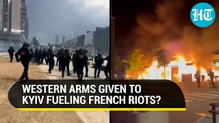 Ukraine Link to French Riots? Russia Says Western Arms Sent to Kyiv Used by Protesters in France