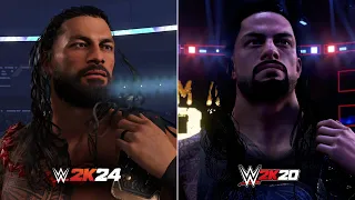 WWE 2K24 vs WWE 2K20 Visual Comparison (Which Is Better?)