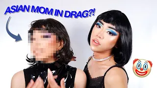 Turning My Mom Into A Drag Queen?! | ASIAN MOM! | worldofxtra