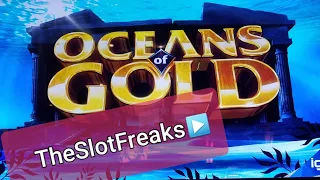 OCEANS OF GOLD SLOT MACHINE HIGH LIMIT JACKPOT HAND PAY *10 Bonus Spins*Angel of the Winds