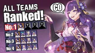Updated’ F2P C0 Raiden ALL TEAMS RANKED (With Chevreuse)!! Which one is the BEST? -Genshin Impact