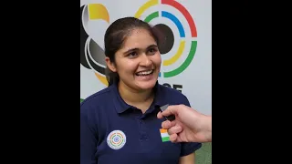 Palak Gulia after winning the Olympic quota for India 🇮🇳