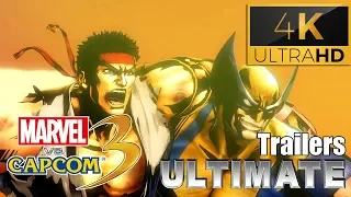 【4K】MARVEL VS. CAPCOM 3 Trailers ULTIMATE