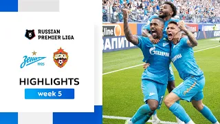 Highlights Zenit vs CSKA (2-1) | RPL 2022/23