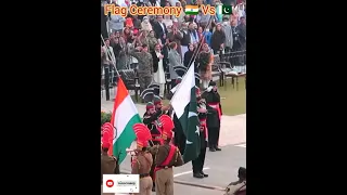 Attari - Wagah Border | Lowering Flag Ceremony | Pak Vs India | Beating retreat Ceremony#shorts