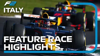 F2 Feature Race Highlights | 2022 Italian Grand Prix