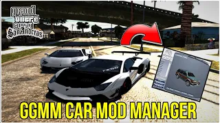 GTA SAN ANDREAS GGMM  | GTA GARAGE MOD MANAGER | SETUP