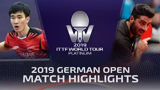 Lee Sangsu vs Panagiotis Gionis | 2019 ITTF German Open Highlights (R32)