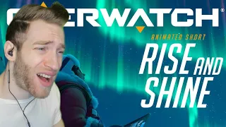 NO NOT SNOWBALL!!! Reacting to "Rise and Shine" Overwatch Animated Short! Mei!