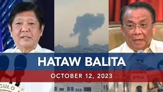 UNTV: HATAW BALITA  |  October 12, 2023
