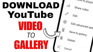 (SIMPLE) How To Download YouTube Videos to Phone's Gallery Without Any App (Android/Ios) 2024