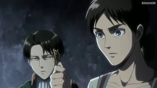 Леви, Эрен, Микаса и Ханджи заходят в подвал Гриши Йегеря [Attack on Titan 3 Part 2]