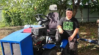 Честный ОТЗЫВ о САМОДЕЛЬНОМ миниТРАКТОРЕ // 2.5 года эксплуатации. Homemade mini tractor