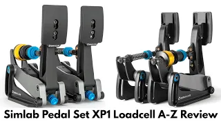 Simlab Pedal Set XP1 Loadcell A-Z Review [german | english CC]