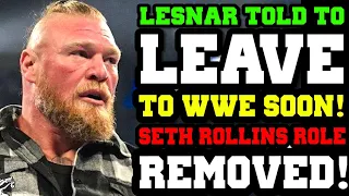 WWE News! Brock Lesnar ASKED To QUIT WWE! BIG WWE WrestleMania 40 Changes! Seth Rollins Role Removed