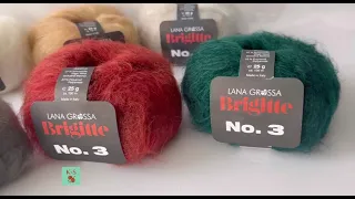 BRIGITTE No.3 Lana Grossa. Обзор пряжи от интернет магазина Knitted-story-shop.ru