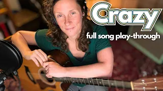 CRAZY by Patsy Cline ACOUSTIC GUITAR play-through