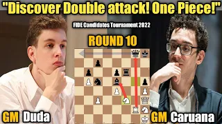 FIDE Candidates Tournament 2022 | Jan-Krzysztof Duda VS Fabiano Caruana | Round 10