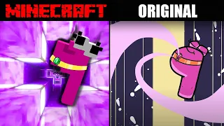 The Craziest Version Alphabet Lore in MINECRAFT Part 2