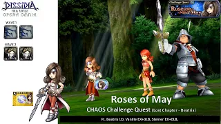 DFFOO GL (Roses of May CHAOS Challenge Quest) Beatrix LD, Vanille, Steiner