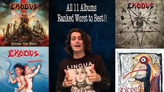 EXODUS ALBUMS RANKED! (Including “Persona Non Grata!”)