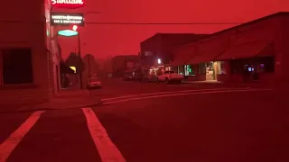 Red Sky Oregon Fires but with Giygas Theme