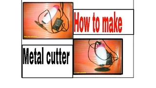 Homemade metal cutter