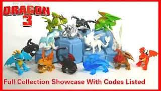 *UPDATED*Full Collection Of How To Train Your Dragon 3 Blind Bags Unboxing/ Hacking Codes