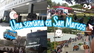 Una semana estudiando en San Marcos👀💞 (clases presenciales)| UNMSM #univlog