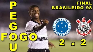 Cruzeiro 2 x 2 Corinthians - Final Campeonato Brasileiro 13/12/1998 1º Jogo Completo