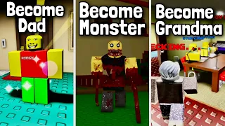 Roblox Weird Strict Dad Become Dad VS Residence Massacre Become Monster VS Weird Strict Grandma