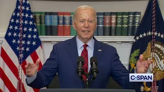 President Biden: "There's the right to protest, but not the right to chaos."