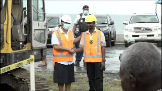 Fijian Acting Prime Minister officiates at the groundbreaking ceremony of the Levuka Market