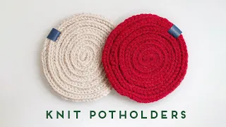 Quick and Easy Knit Potholder Pattern