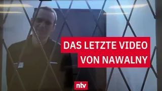 Das letzte Video von Nawalny zeigt ihn scherzend in seiner Zelle | ntv