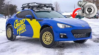 Building a Turbo BRZ Rally Car in 10 Minutes