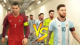 Team Messi VS Team Ronaldo - PES 2018 Experiment
